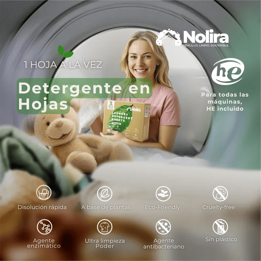 Detergente en Hojas Nolira