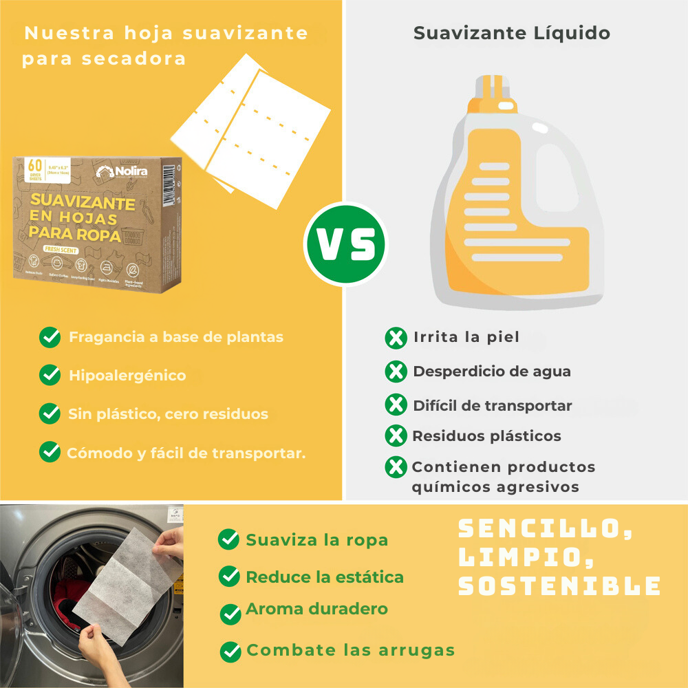 Suavizante ecológico