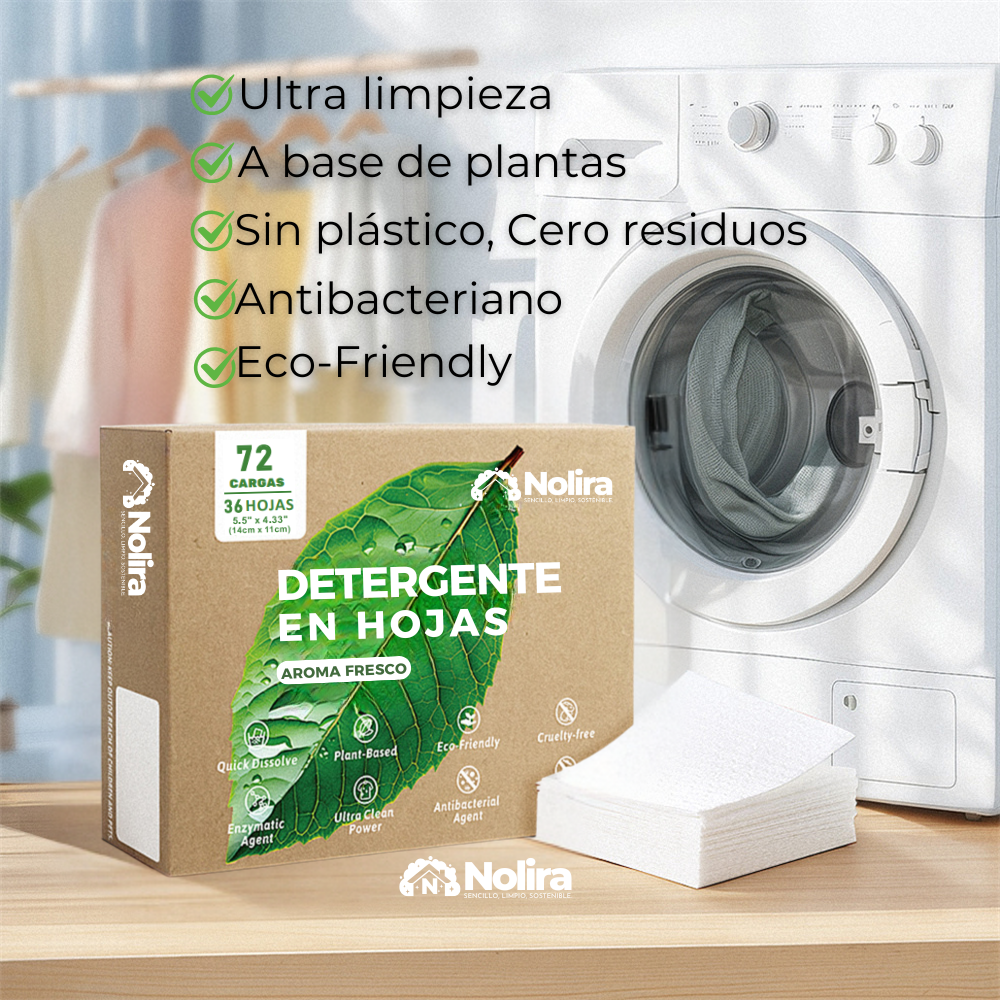 Detergente en Hojas Ecológico Nolira