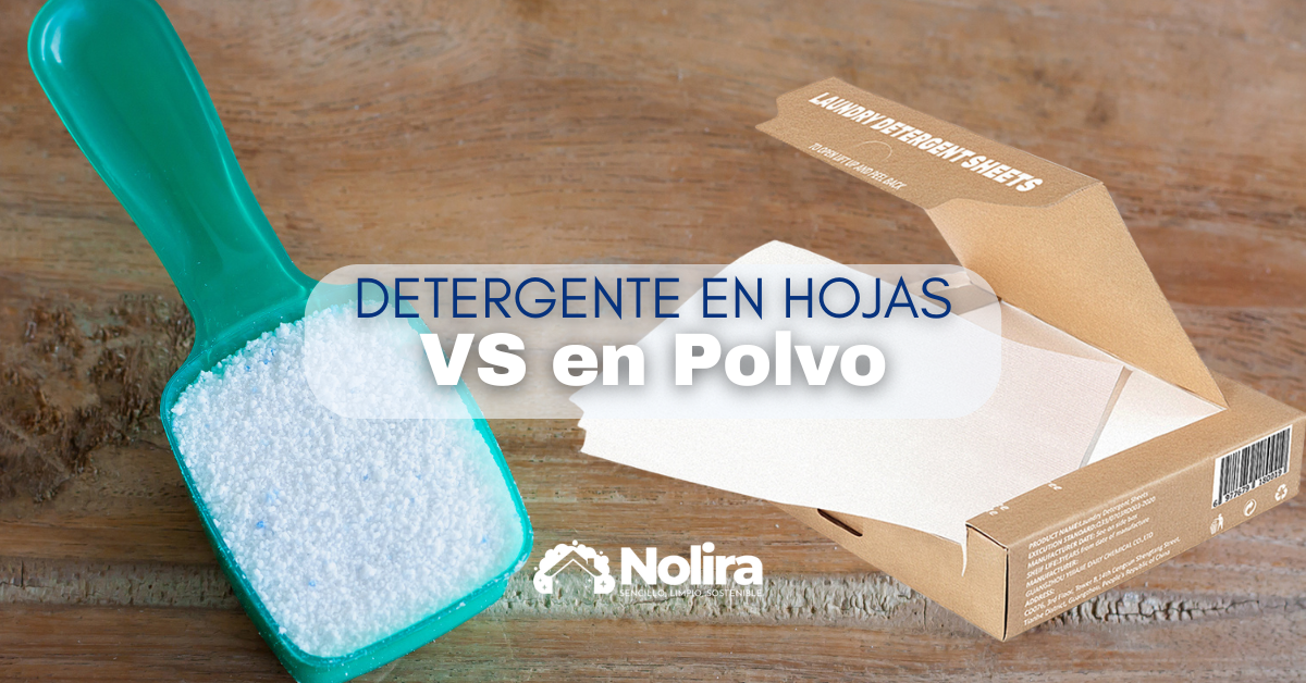 Detergente ecológico en hojas vs en polvo: ¿Cuál elegir?